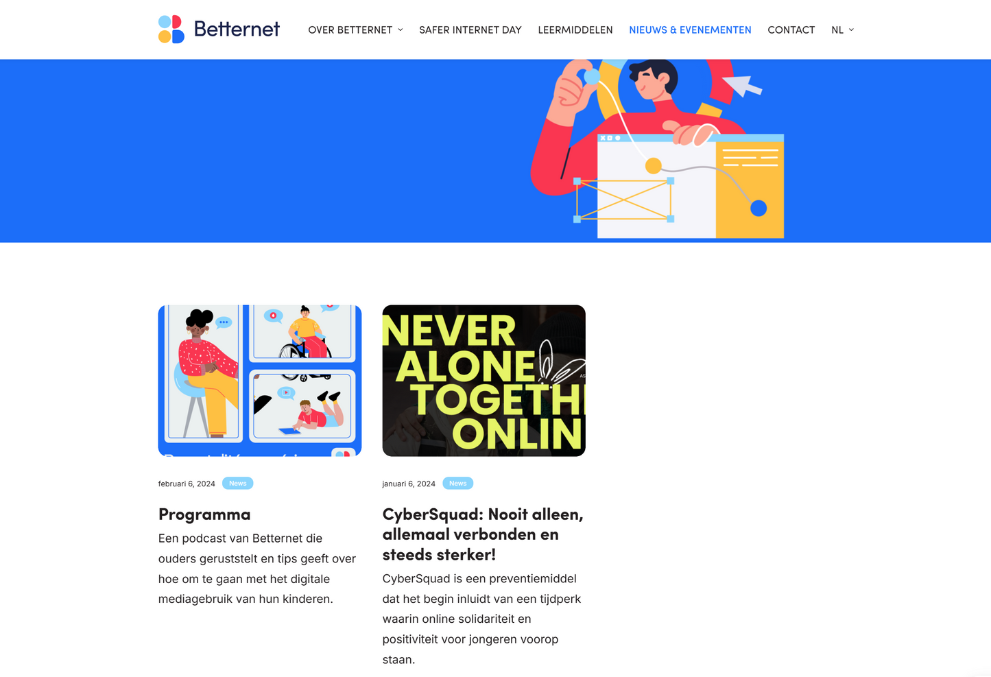 Site web Betternet.be