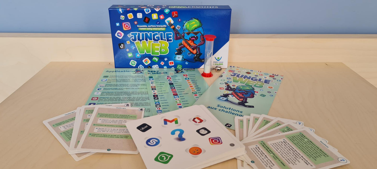 Educatief spel Jungle Web