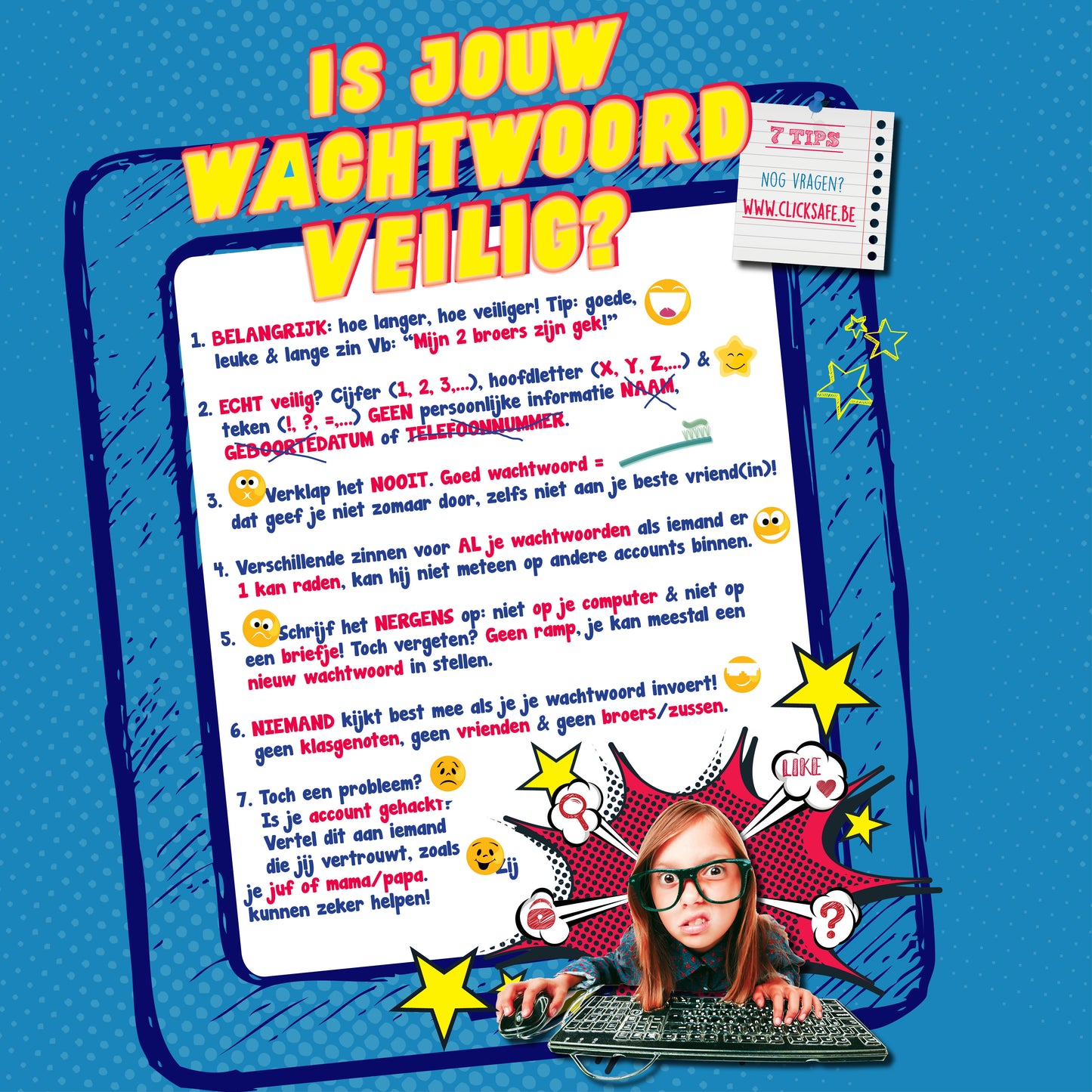 Postkaart Is jouw wachtwoord veilig?