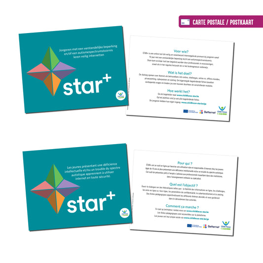 Postkaart STAR+