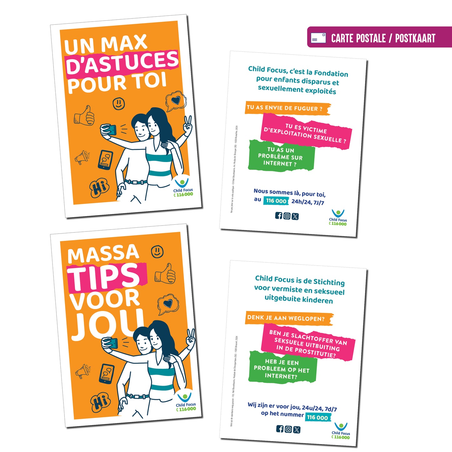 Carte postale Un max d'astuces pour toi