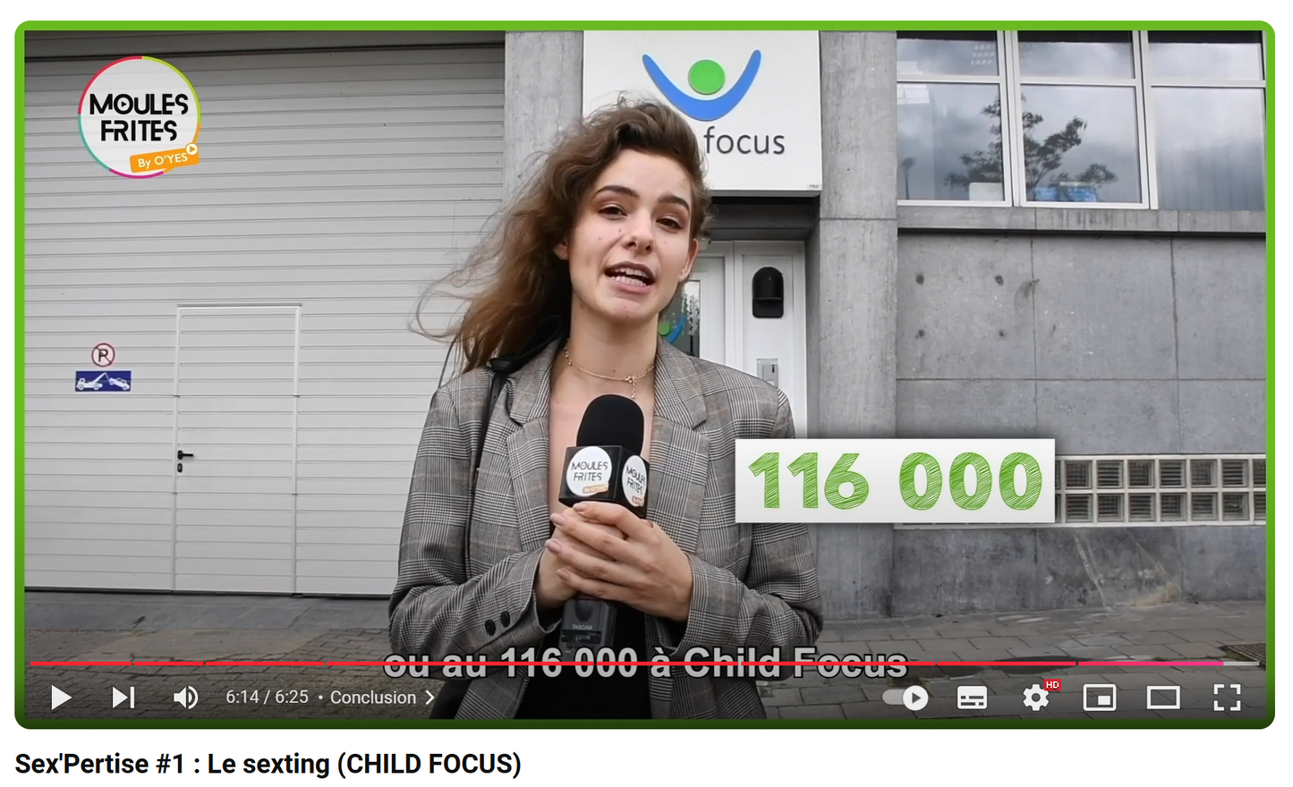 Reportage sur le sexting Moules Frites