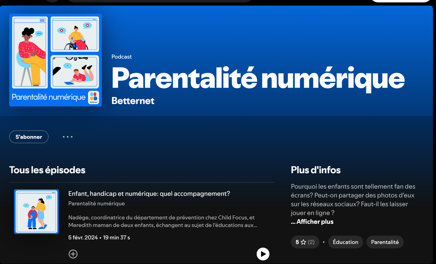 Podcast Parentalité numérique