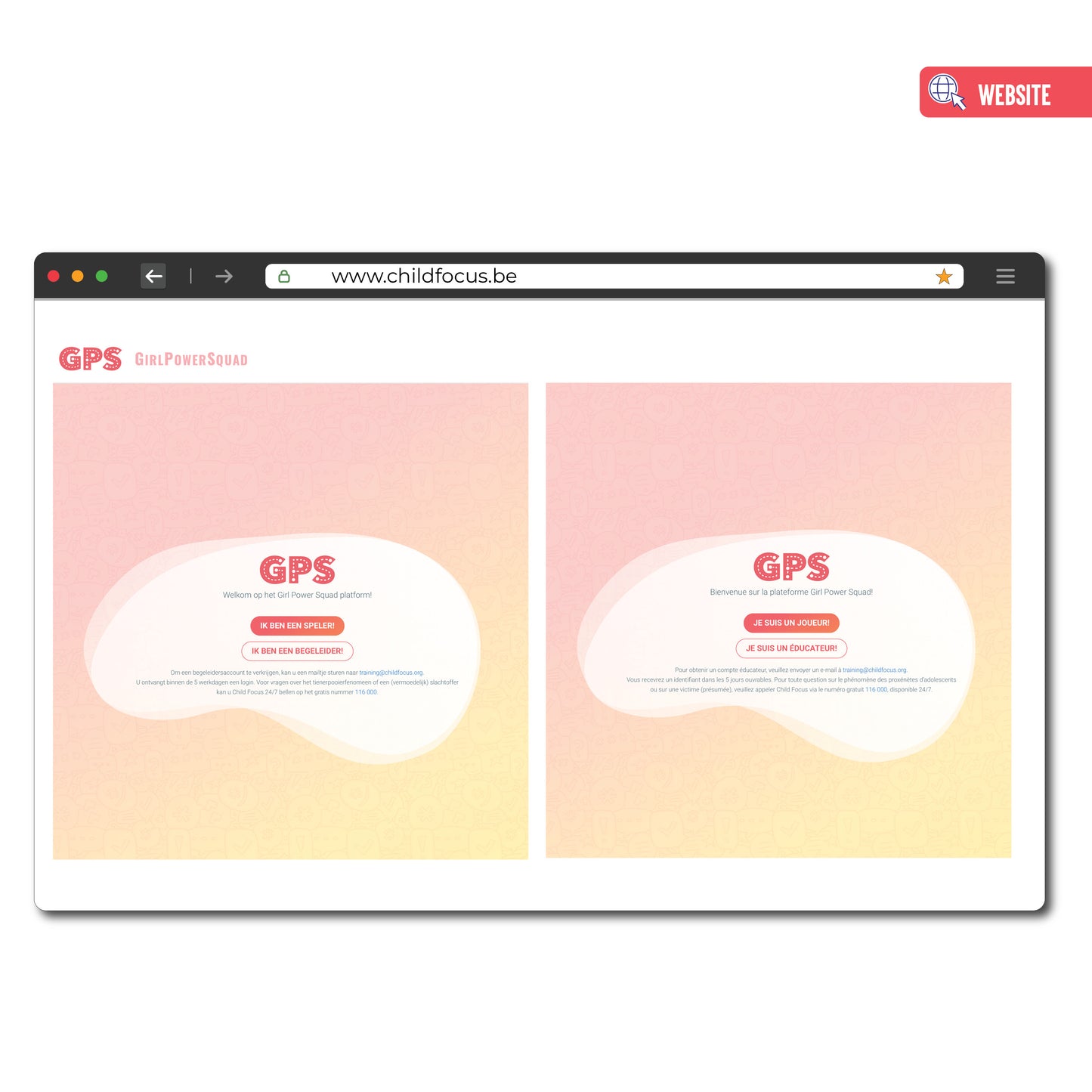Website Girl Power Squad (GPS): preventie van slachtofferschap van tienerpooiers
